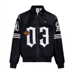 adidas Originals Klassikaline lai sobivus Vana-inglise tr&uuml;kiga jakk Meeste jakid Must KS2891 XS