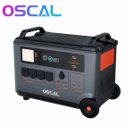 Oscal PowerMax 6000 kaasaskantav elektrijaam 6000 W 3600 Wh LiFePO4 laiendatav p&auml;ikesegeneraator 4x vahelduvvoolu pistikupesaga Only energy storage