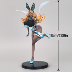 18CM Maagiline T&uuml;druk Akutsu Kirara J&auml;nes PVC Tegevuskuju Anime Seksikad Kujud T&uuml;druk 18 &plusmn; T&auml;iskasvanutele Kogutav Mudel Kingitus M&auml;nguasi BG gray