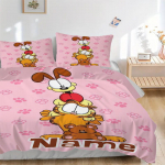 Garfield ja s&otilde;brad Voodipesukomplekt 3-osaline tekikate Kingitus magamistoa jaoks, ei sisalda t&auml;idistjt031 135x200cm