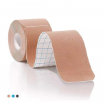 Elastne spordikinesiotape Atleetilised taastumiskleebised Fitness-sidemed Kinesioloogilised tugipadjad P&otilde;lveliigese kaitse 5m x 5cm 2pcs beež