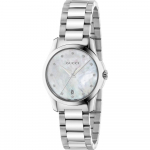 Gucci YA126542 G-Timeless p&auml;rlmutter naiste k&auml;ekell 27mm h&otilde;be