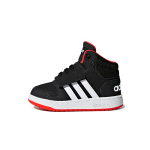 Adidas Hoops 2.0 Abrasion Resistant High top Toddler Shoes Infant And Toddler B75945 26.5 black