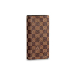 Louis Vuitton Brazza Rahakott Ruuduline L&otilde;uend ja Nahk Rahakott Meeste Rahakott Pruun N60017 Box(Basic Set+Box)