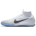 Nike SuperflyX 6 Elite &Uuml;marpea IC/IN Sisehalli Kangas P&otilde;rutust Summutav Libisemisvastane Kulumiskindel Jalgpallikingad Meeste tossud Valge Sinine AH7373-107 44