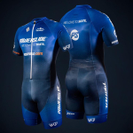 2026 Powerslide Meeste Pikk Jalgrattas&otilde;idu Triatloni V&otilde;istlus&uuml;likond Kiirusrulluisud Rulluisud Kiiruisud Mtb Rulluisutamine Jumpsuit Komplekt L blue