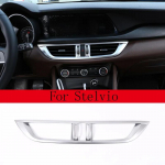 Alfa Romeo Giulia Stelvio 2017 2018 2019 2020 jaoks ABS S&uuml;sinikkiust Auto Interj&ouml;&ouml;ri Keskkonsooli Konditsioneeri Tuulutusava Raami Liist s