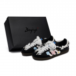 Adidas Originals SAMBA OG Madalad Rula Kingad Unisex Must Valge B75807(Team80-S-BOX) 38⅔