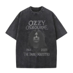 Pestud Vintage Heavy Metal Rock B&auml;ndi Black Sabbath T-s&auml;rgid Ozzy Osbourne Igavesti &Ouml;&ouml;s T-s&auml;rgid Meeste &Uuml;le Size T-s&auml;rgid XL black