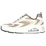 Skechers Tres-Air Uno V&otilde;rkkangas S&uuml;nteetiline nahk &Uuml;mar nina Paelkinnitusega Hingav Madala s&auml;&auml;rega Vabaajajalatsid Naiste tossud Valge Pruun 177424-WTAN 36 beige
