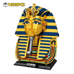 Kvaliteetne 1603 tk Kvaliteetne Tehniline Kvaliteetne Vaarao Kvaliteetne Kuldne Kvaliteetne Mask Kvaliteetne Ehitus Kvaliteetsed Klotsid no original box