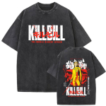 Pestud Vintage Film T-s&auml;rk Kill Bill The Whole Bloody Affair Quentin Tarantino Film Pulp Fiction T-s&auml;rk Meeste &Uuml;le suuruse T-s&auml;rk S mitmev&auml;rviline