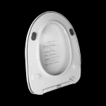 V-kujuline soojendusega elektriline WC-iste white