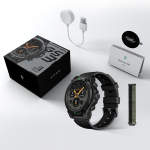 Black Shark GS3 Nutikas Spordikell 1,43-tolline Puuteekraan Tervise J&auml;lgimine GPS-s&uuml;steemi Toega: Android iOS HarmonyOS 400 mWh must
