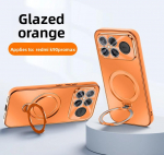 Xiaomi POCO F8 Ultra &uuml;mbrise jaoks K&otilde;va AG matt r&otilde;ngashoidjaga magnetiline MagSafe kaitsev tagakaas &uuml;mbrise jaoks POCO F8 Pro F8Ultra kest Poco F8 Pro oranž