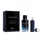 Dior Sauvage komplekt Eau de Parfum ja reisisprei, 100ml looduslik pihusti & 10ml reisisprei - T&auml;idetav Sauvage Perfume 100ml + Travel Perfume Spray 10ml