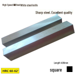 Valge Kiirterasest Treipingi T&ouml;&ouml;riistavarras, Ruudukujuline, Erinevad Suurused (10-40mm x 400mm) Thickness&times;Width&times;Length mm