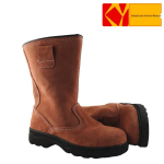 Ehtsad Qibao 98028 seemisnahast k&otilde;rged turvajalatsid - L&ouml;&ouml;gikindel keevitus- ja teraset&ouml;&ouml;stuse kaitse Size 40 brown
