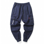 Hip Hop Cargo Pant Meeste Mood Jooksjad Vabaaja p&uuml;ksid T&auml;navar&otilde;ivad Mitme taskuga paelad S&otilde;jav&auml;ep&uuml;ksid Meeste haaremip&uuml;ksid Suured M