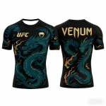 2026 Uus Kuuma M&uuml;&uuml;gi UFC Poksimat&scaron;i T-s&auml;rk Suvine Vabaaja Hingav Spordi &Uuml;lem&otilde;&otilde;duline Kiiresti Kuivav L&uuml;hikeste Varrukatega S