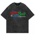Puuvillane T-s&auml;rk Eminem T-s&auml;rgid The Death Of Slim Shady Renaissance Meeste/naiste T-s&auml;rk Unisex &Uuml;lesuuruseline Mineraalpesu S