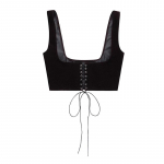 Vintage Naiste Bustier Korsett Alarind N&ouml;&ouml;ridega Traksidega L&uuml;hikesed Topid Cami Vest V&ouml;&ouml;keha Vormija Tank V&ouml;&ouml; Y2K T&auml;iskasvanute S/M/L S must