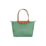 LONGCHAMP Le Pliage Pol&uuml;amiidist L&otilde;uend Pelmeenikott, T&otilde;stekott, Ostukott, &Otilde;lakott Keskmine Naiste Salveiroheline Basic Outfit (Kit) roheline
