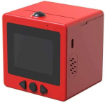 Laetav AI Nutikas Kleebisetiketi Printer, Kaasaskantav Kleebisetiketi Valmistamise Masin & Mini Termoprinter H&auml;&auml;le-pildi-generatsiooniga, AI Kleebisetiketi Valmistaja DIY jaoks punane