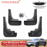 TONLINKER Auto poritiivad BYD HAN EV DM Restyling 2022 2023- jaoks - Eesmised ja tagumised poritiivad, porikaitse 4 Pcs Black B