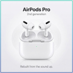 Apple AirPods Pro 2 Juhtmevabad K&otilde;rvaklapid Aktiivne M&uuml;rasummutus H2 Kiip Bluetooth 5.3 K&otilde;rvaklapid valge
