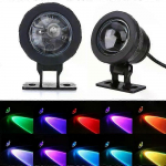 10W 15W IP68 Veekindel RGB LED Prožektor Veealune 12V 110V 220V Kaugjuhtimispuldiga LED Spot Valgusti Purskkaevu Tiigi Dekooriks v&auml;hem