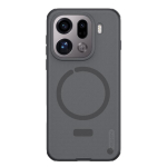 Nillkin OPPO Find X9 Pro Find X9 jaoks Magnetiline Super Frosted Shield Pro Telefonikott S&otilde;rmej&auml;ljevastane P&otilde;rutuskindel Tagakate OPPO Find X9 l&auml;bipaistev must v&auml;rv