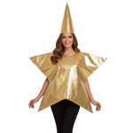 J&otilde;ulud Kost&uuml;&uuml;mid Viieharuline T&auml;ht Cosplay Kost&uuml;&uuml;mid T&auml;iskasvanud Puhkus Lavaesinemise Kost&uuml;&uuml;m Karneval Halloween Peo R&otilde;ivad One Size beige