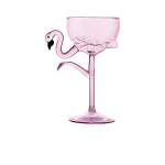 Flamingo kujuveiniklaas 200 ml Loov kokteilikarikas baaripeoks - Unikaalne joogiklaas roosa