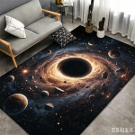 Uusim sinine must auk kosmilise galaktika suur ala vaip libisemiskindel ruumidekoratsioon elutoa vaip 120x160cm
