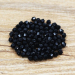 100 tk 4 mm lahtised helmed kaelakee k&auml;ev&otilde;ru ehete m&auml;rgistamiseks DIY must one size