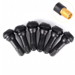 5tk /Komplekt Must Tr413 Tubeless autoratta rehvide klapivarred koos korkidega rehvikumm