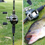 Baitcasting Reels 6.3:1 vasak-/parempoolne magnetpidurivalu kalarull s&uuml;sinikkiust t&otilde;mberatas Left Hand