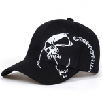 Skull Punk Mood Tikandid Pesapallim&uuml;ts Puuvillane Snapback luust M&uuml;ts Hip Hop Cap Mehed Naiste Isam&uuml;ts must