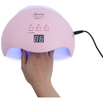 Sun X9 48W UV LED lamp geel-k&uuml;&uuml;nelakk kuivatav k&uuml;&uuml;nekuivati ​​manik&uuml;&uuml;ri t&ouml;&ouml;riist 100-240V UV lambid roosa