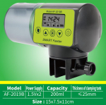 Automaatne kalas&ouml;&ouml;tja akvaariumi digitaalne kalapaak elektriline taimer s&ouml;&ouml;tja toiduga toitmine kalas&ouml;&ouml;tur roheline