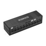 KOKKO-Kompaktgitarreneffekt-Netzteilverteiler 10 isolierte DC-Ausg?nge 9V / US Plug must