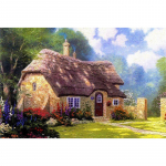 Teemantmaal Ristpistes Maamaja Teemantmosaiikmaastiku tikandid 20X30CM