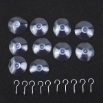 10x klaasaknast seinakonksu riidepuu k&ouml;&ouml;k vannituba tugeva imikuga sucker TOP