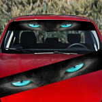 Auto eesmise tagumise tuuleklaasi kleebis Terror Decor 3D p&auml;ikesevarju kleebised universaalsed
