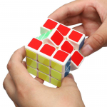 V&auml;rviline Magic ABS &uuml;lisujuv professionaalne kuubik Rubik laste pusle, keerutav m&auml;nguasi, stressi leevendamine 3 layers