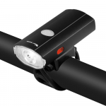 2-IN 1 jalgrattavalgusti USB-laetav rattakiiver esituli veekindel jalgratta esitule tagatuli must
