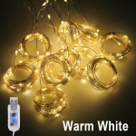 1M / 2M / 3Mx3M LED kardina vaniku valgus aknal USB stringi tuled haldjapidu kaugjuhtimisega j&otilde;ulupulmade ramadaani kaunistusega koju 3Mx1M soe valge v&auml;rv