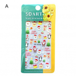 1-lehelised k&uuml;&uuml;nekleebised isetegemine pilkup&uuml;&uuml;dev keskkonnas&otilde;bralik moodne k&uuml;&uuml;nte kaunistamine kleebis meigitarvikud A