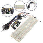 MB102 Breadboard 400 830 Point Solderless PCB leivaplaadi test Arduino labori jaoks isetegemise arendamine 1SET